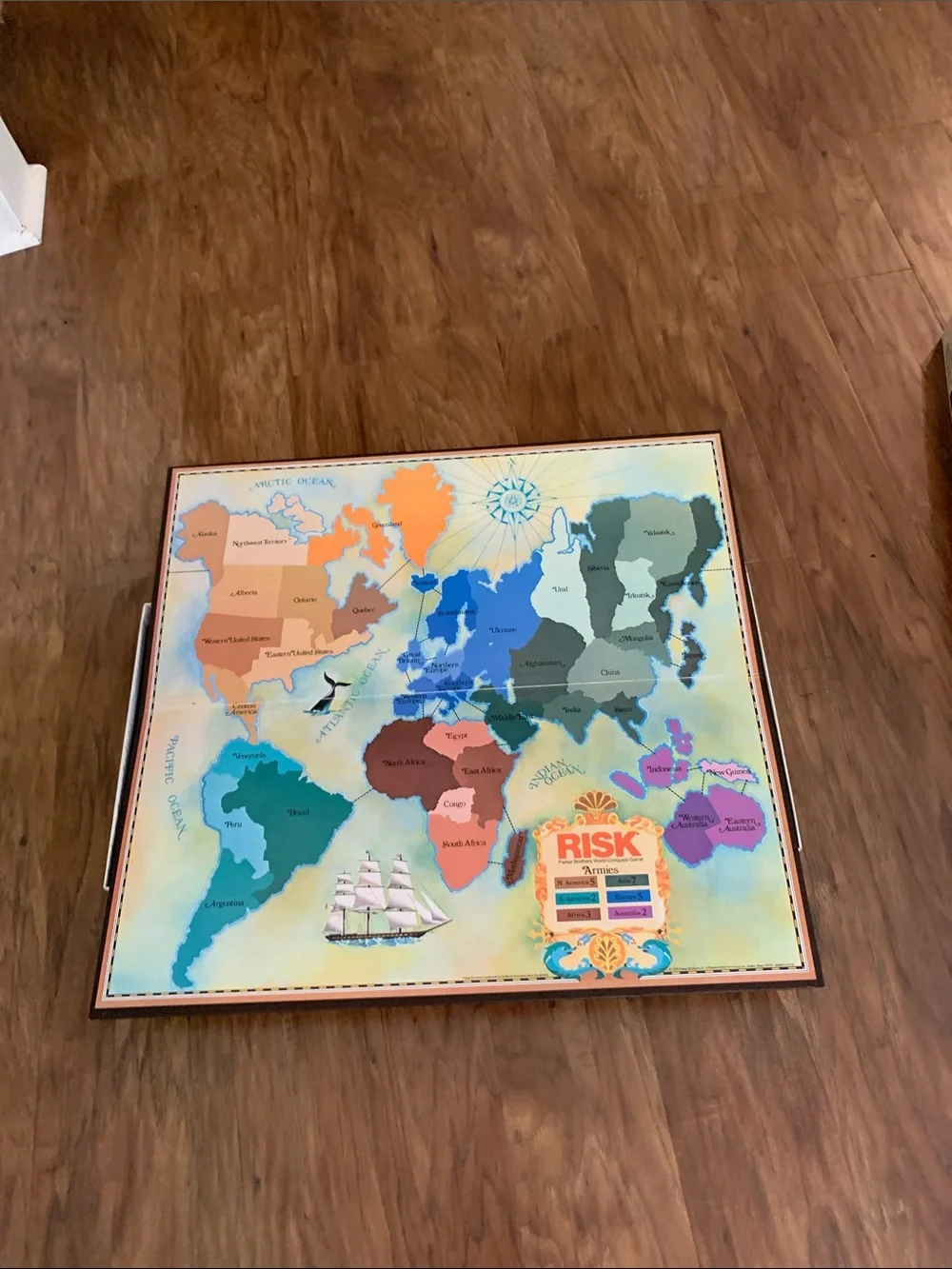 Risk Classic Strategy Board Game - Red Box Edition